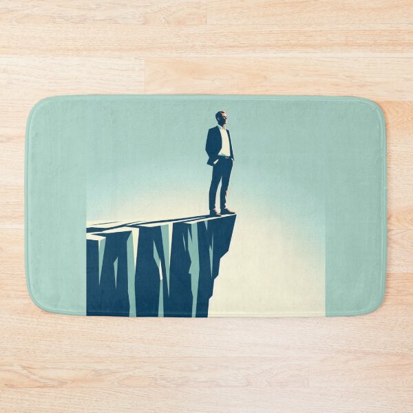 Item preview, Proud, Self-conscious businessman at the Edge of Rock designed and sold by Gaborai.