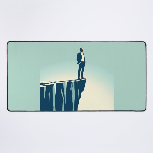 Item preview, Proud, Self-conscious businessman at the Edge of Rock designed and sold by Gaborai.