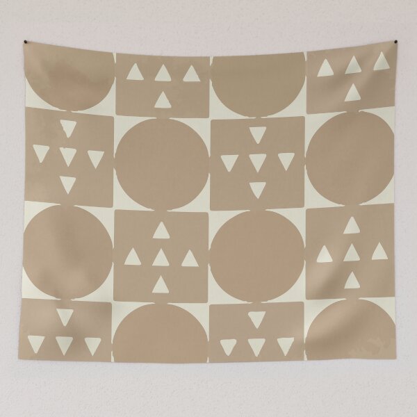 Item preview, Neutral Halftone Geometric Pattern XVIII designed and sold by Sumaia Sharmin.