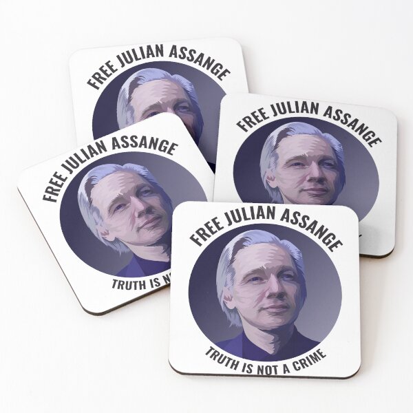 Item preview, Free Julian Assange - truth is not a crime designed and sold by Otherworld-Shop.