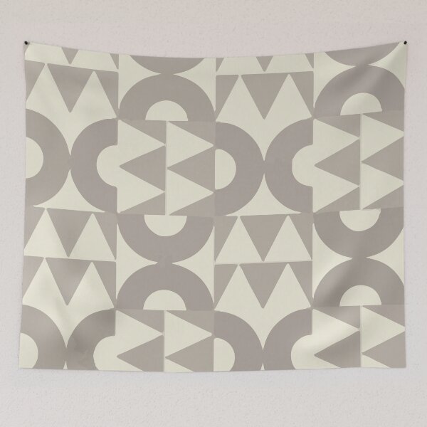 Item preview, Neutral Halftone Geometric Pattern XIX designed and sold by Sumaia Sharmin.