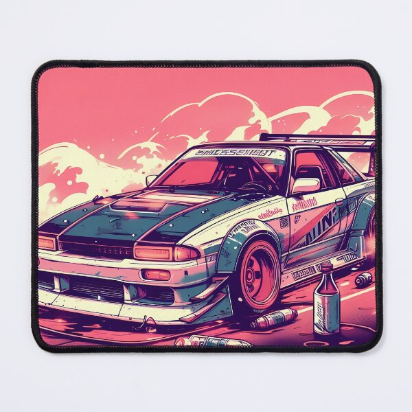 Item preview, JDM Drift Car Pink designed and sold by ETVdesign.