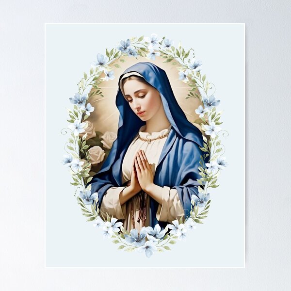 Item preview, Virgen Maria, Mother of God, Blessed Virgin Mary designed and sold by AMDG Line.