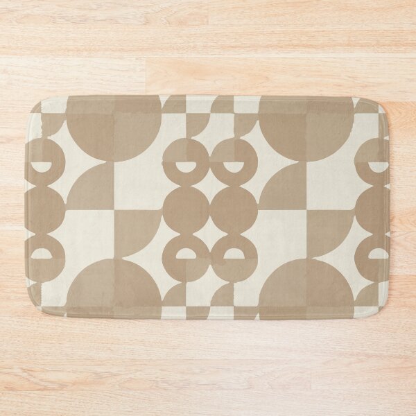 Item preview, Neutral Halftone Geometric Pattern XX designed and sold by Sumaia Sharmin.