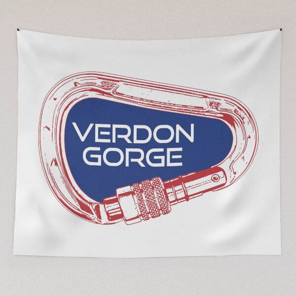 Item preview, Verdon Gorge France Rock Climbing Carabiner designed and sold by Esskay Designs.
