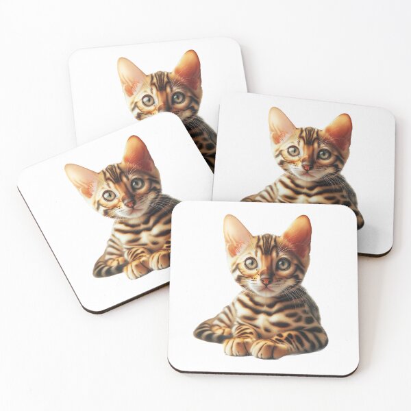 Item preview, Bengal Kitten's Gaze designed and sold by CardsStudio.