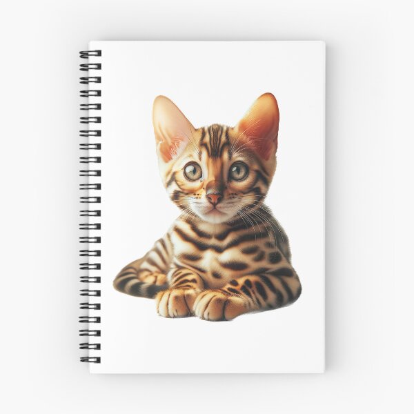 Item preview, Bengal Kitten's Gaze designed and sold by CardsStudio.