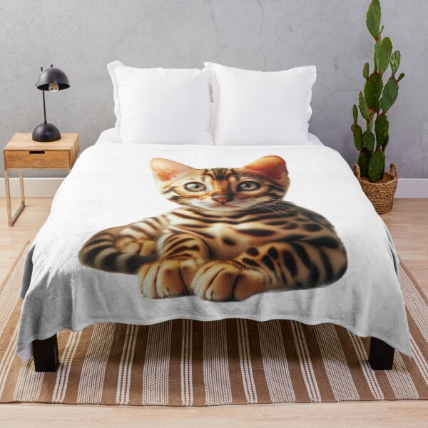 Item preview, Bengal Kitten's Gaze designed and sold by CardsStudio.
