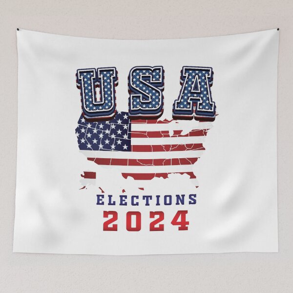 Item preview, USA Flag - 2024 Elections  designed and sold by Whimsical  Thinker.