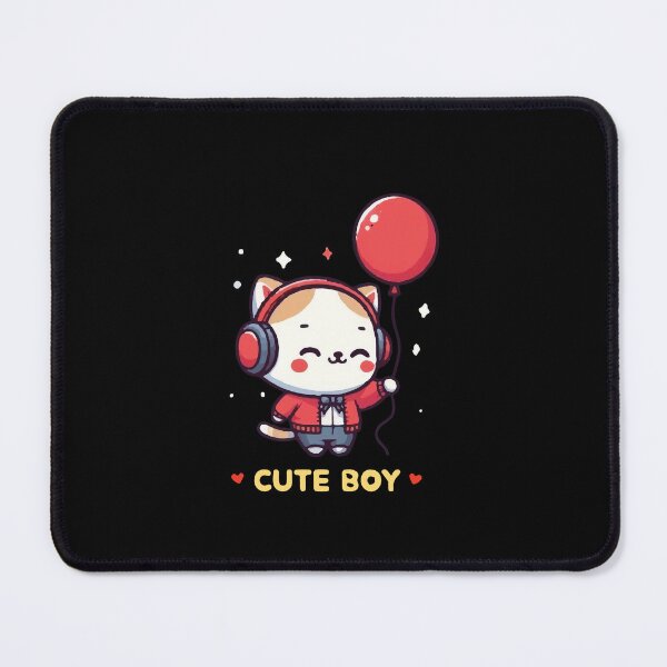 Item preview, Cate boy with balloon designed and sold by SOMI SOMI.