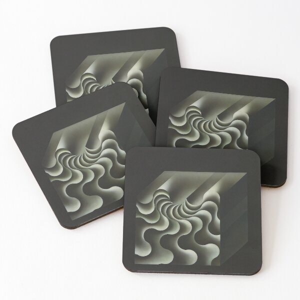 Item preview, Geometric Patterns and Shapes by Julio Le Parc, OP art designed and sold by Bob-Studio.