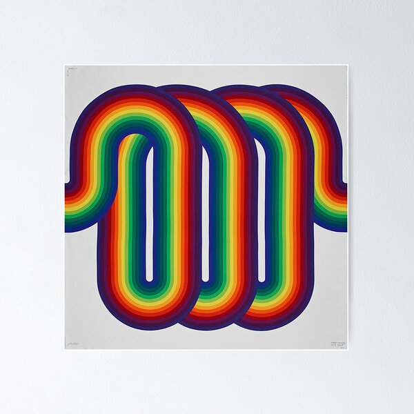 Item preview, Geometric Patterns and Shapes by Julio Le Parc, OP art designed and sold by Bob-Studio.
