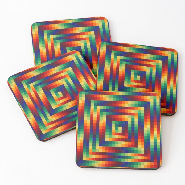 Item preview, Geometric Patterns and Shapes by Julio Le Parc, OP art designed and sold by Bob-Studio.