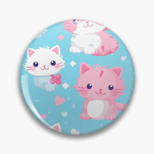 Item preview, Cartoon Cute Kittens Seamless Pattern designed and sold by Primprapar.