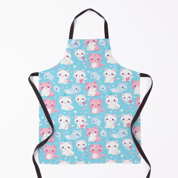 Item preview, Cartoon Cute Kittens Seamless Pattern designed and sold by Primprapar.