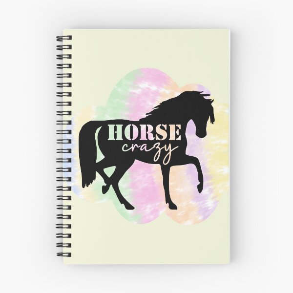 Item preview, Horse Crazy with tye die background designed and sold by Sunshinez CreationzZA.
