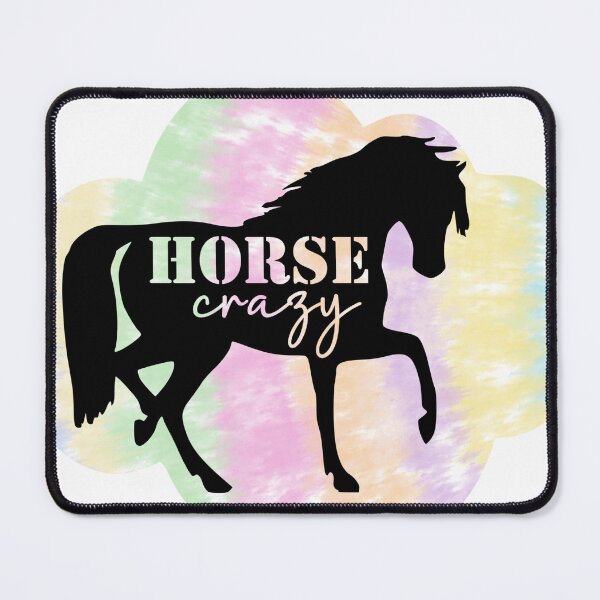 Item preview, Horse Crazy with tye die background designed and sold by Sunshinez CreationzZA.