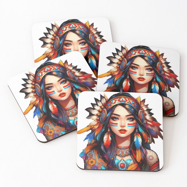 Item preview, Native American, Beauty, Dakota Star | Catsie Cat designed and sold by yelkenb.