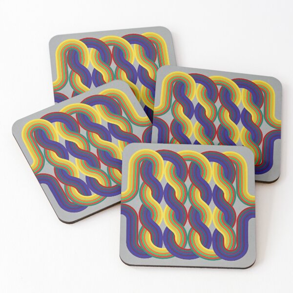 Item preview, Geometric Patterns and Shapes by Julio Le Parc, OP art designed and sold by Bob-Studio.