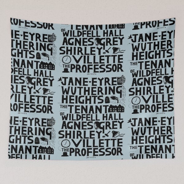 Item preview, The Novels of the Bronte Sisters Typography designed and sold by louweasely.