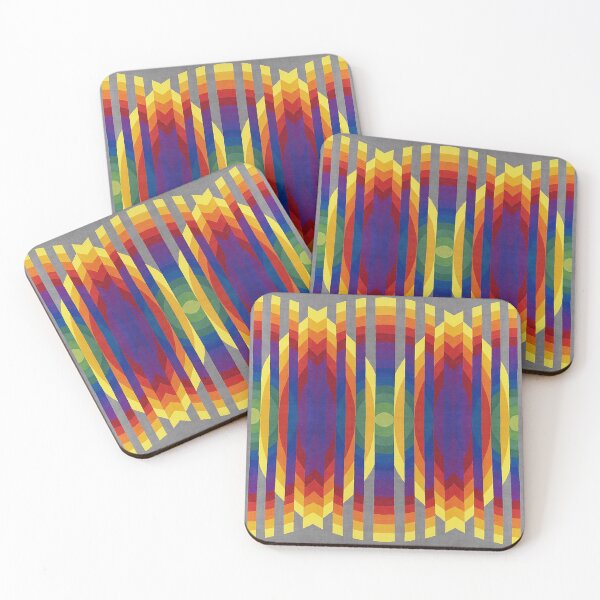 Item preview, Geometric Patterns and Shapes by Julio Le Parc, OP art designed and sold by Bob-Studio.