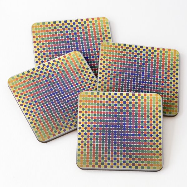 Item preview, Geometric Patterns and Shapes by Julio Le Parc, OP art designed and sold by Bob-Studio.