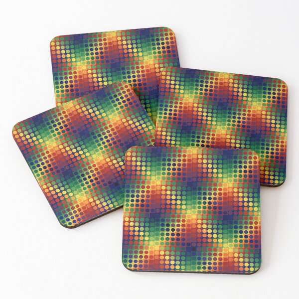 Item preview, Geometric Patterns and Shapes by Julio Le Parc, OP art designed and sold by Bob-Studio.