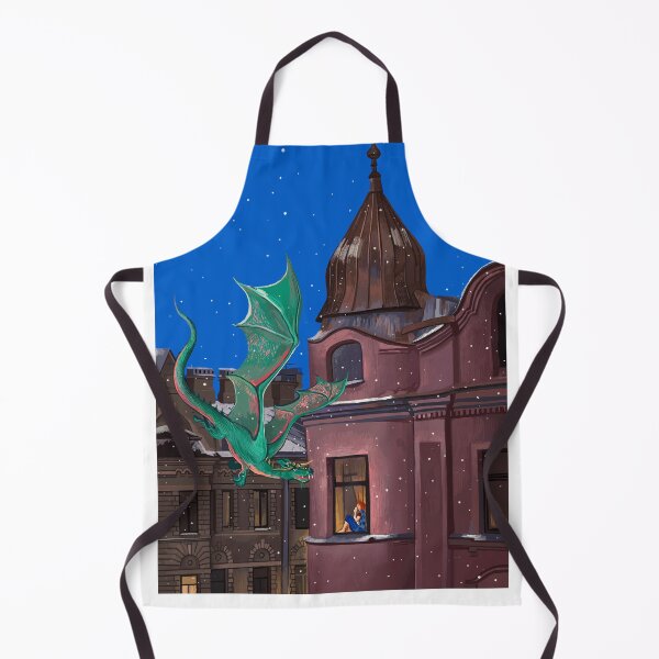 Item preview, Dragon flying by with the snowfall designed and sold by Ekaterina Khozatskaya.