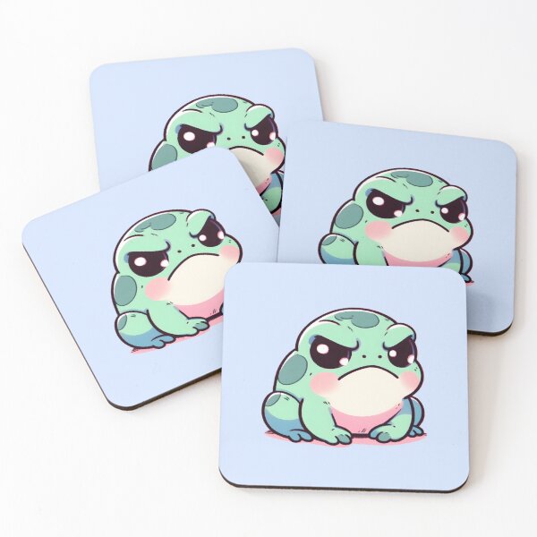 Item preview, Grumpy frog designed and sold by Anna Halasek.