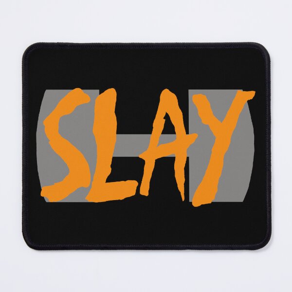 Item preview, Slay Dumbell (orange text) designed and sold by TiffinByLK.