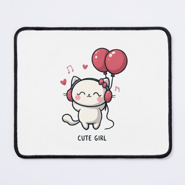 Item preview, Meow Cat Cute Girl designed and sold by SOMI SOMI.