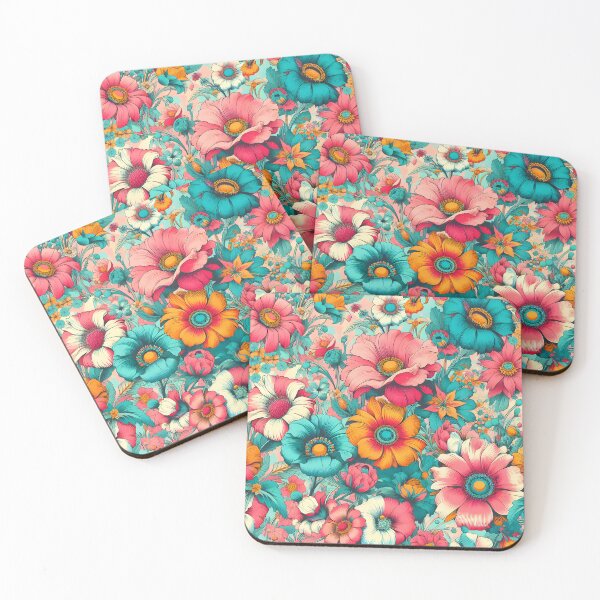 Item preview, Candy color flowers design.  designed and sold by Inkstorm-London.