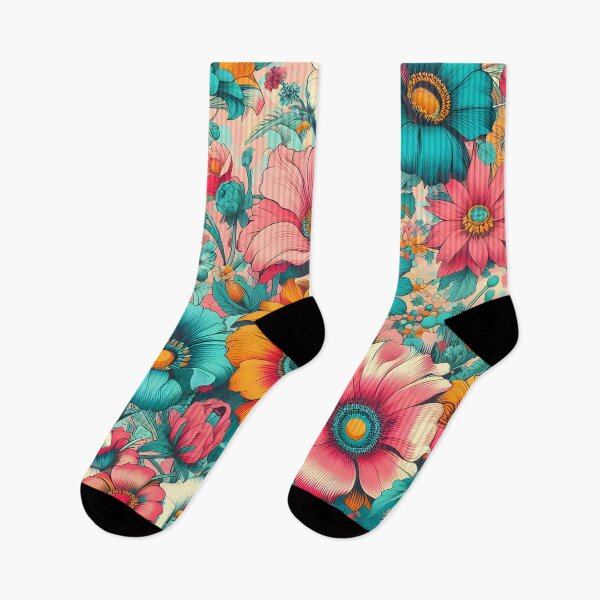 Item preview, Candy color flowers design.  designed and sold by Inkstorm-London.