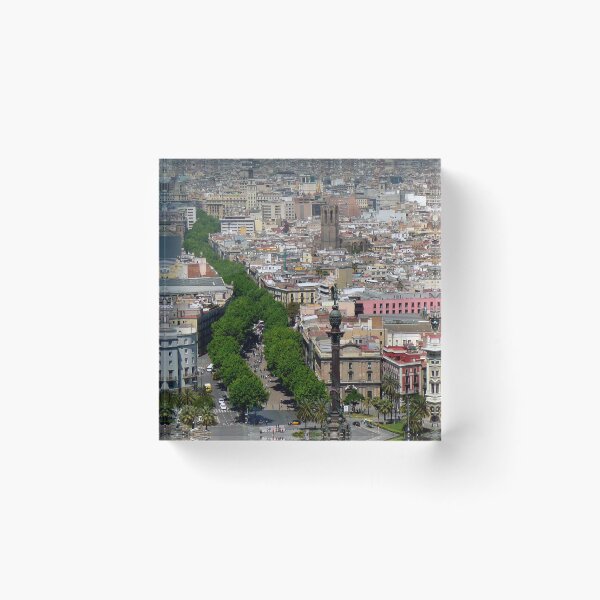 Item preview, Barcelona Las Ramblas Catalonia Spain designed and sold by AndyEvansPhotos.