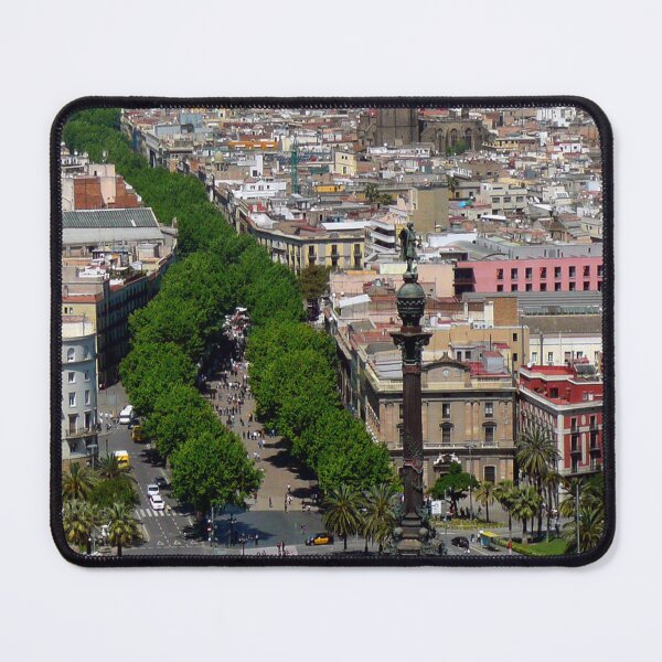 Item preview, Barcelona Las Ramblas Catalonia Spain designed and sold by AndyEvansPhotos.