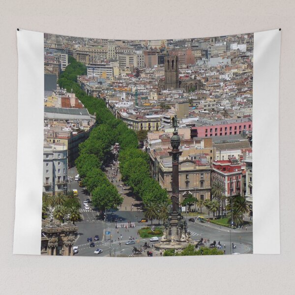 Item preview, Barcelona Las Ramblas Catalonia Spain designed and sold by AndyEvansPhotos.