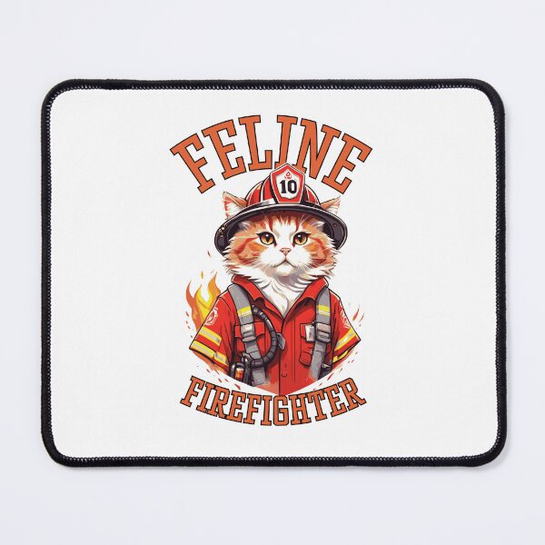 Item preview, Purrfect Protector Feline Firefighter designed and sold by KaiLabsArt.
