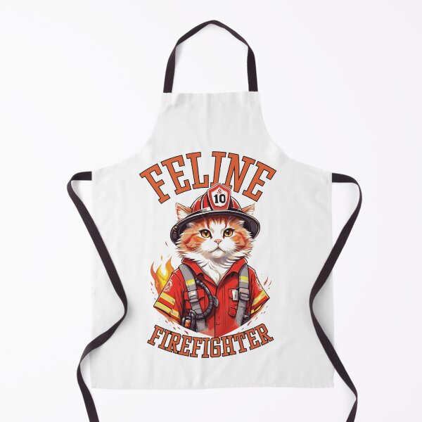 Item preview, Purrfect Protector Feline Firefighter designed and sold by KaiLabsArt.