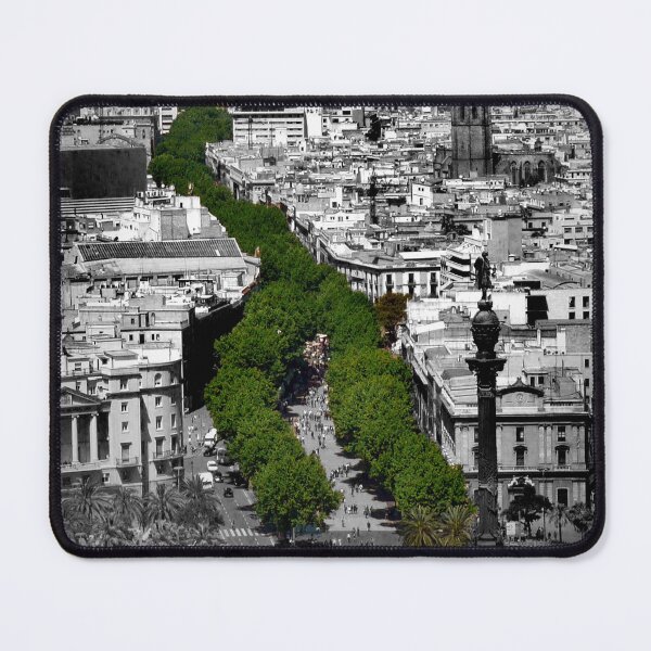 Item preview, Barcelona Las Ramblas Catalonia Spain designed and sold by AndyEvansPhotos.