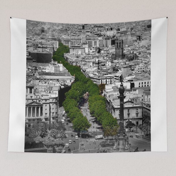 Item preview, Barcelona Las Ramblas Catalonia Spain designed and sold by AndyEvansPhotos.