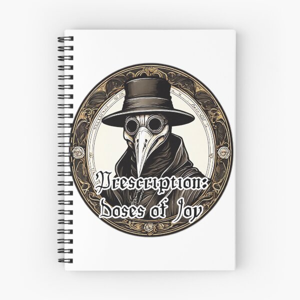 Item preview, Prescription: Doses of Joy - Plague Doctor Funny Design designed and sold by Ridiculam Toga.