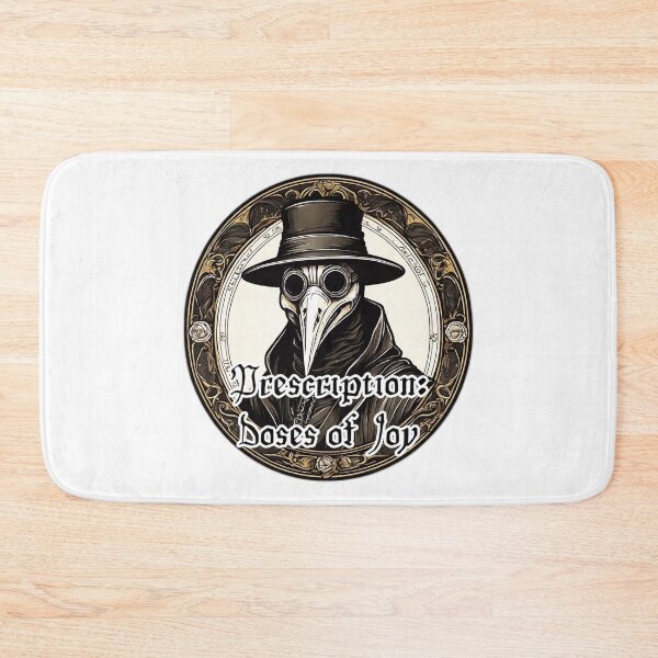 Item preview, Prescription: Doses of Joy - Plague Doctor Funny Design designed and sold by Ridiculam Toga.