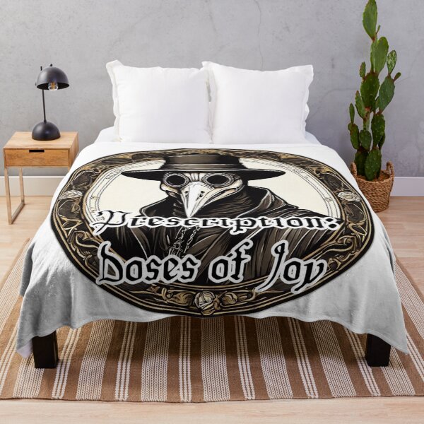 Item preview, Receta: Dosis de alegría - Plague Doctor Funny Design designed and sold by Ridiculam Toga.
