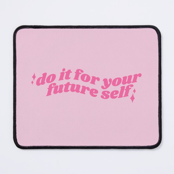 Item preview, Do it for your future self - pink motivational quote designed and sold by Cre8iveCat.