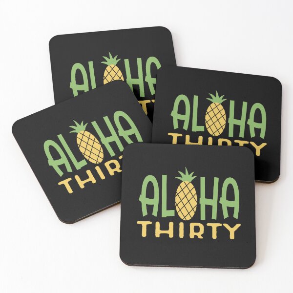 Item preview, Aloha thirty Hawaii birthday designed and sold by giftfromheart.