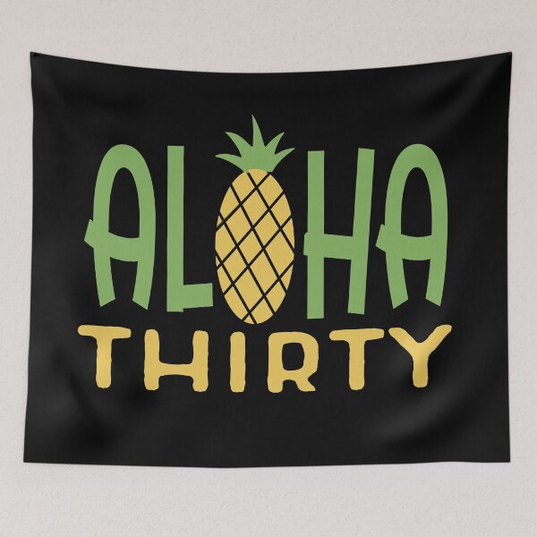 Item preview, Aloha thirty Hawaii birthday designed and sold by giftfromheart.