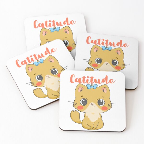 Item preview, Catitude cat, adorable feline,pet lovers,cat mom,cat dad, designed and sold by gulnaz797.