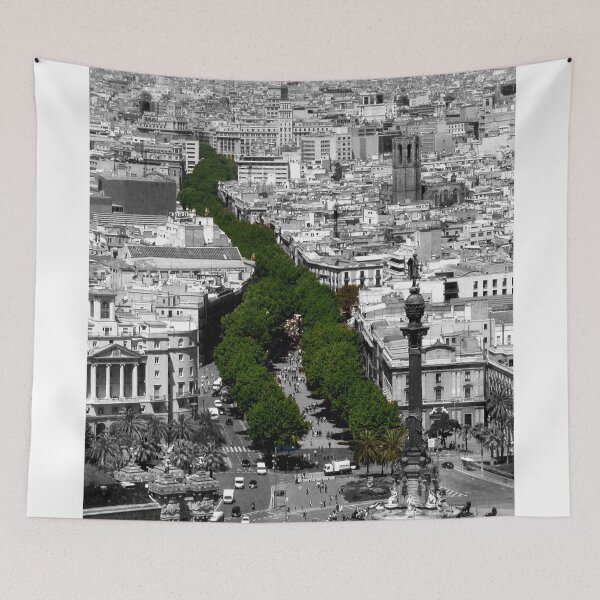 Item preview, Barcelona Las Ramblas Catalonia Spain designed and sold by AndyEvansPhotos.