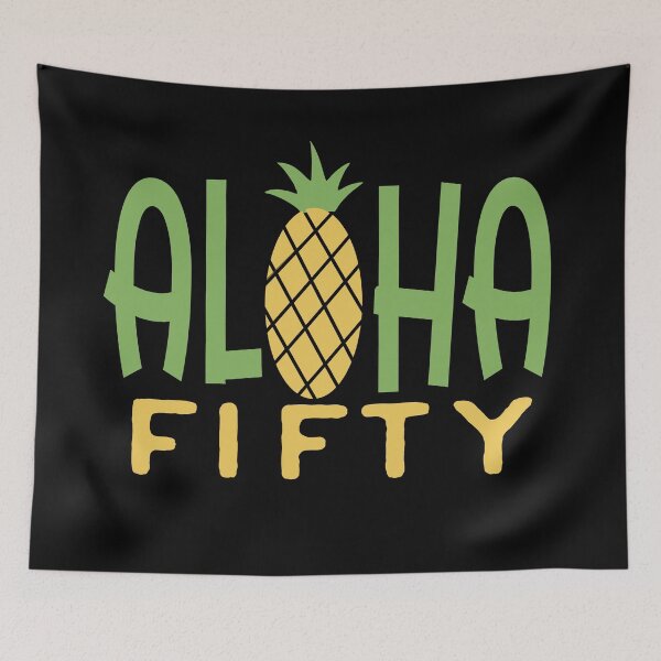 Item preview,  Aloha Fifty Hawaii birthday designed and sold by giftfromheart.