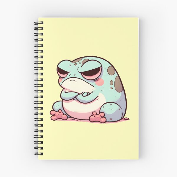 Item preview, Grumpy frog designed and sold by Anna Halasek.